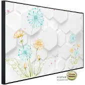 Papermoon Infrarotheizung »EcoHeat - Muster mit Blumen«, Matt-Effekt - bunt