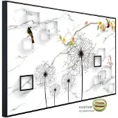 Papermoon Infrarotheizung »EcoHeat - Muster mit Pusteblume«, Matt-Effekt - bunt