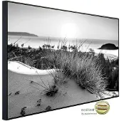 Papermoon Infrarotheizung »EcoHeat - Strand Schwarz + Weiss«, Matt-Effekt - bunt