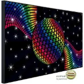 Papermoon Infrarotheizung »EcoHeat - Rainbow Disco Dance«, Matt-Effekt - bunt