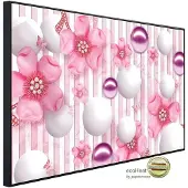 Papermoon Infrarotheizung »EcoHeat - Muster mit Blumen«, Matt-Effekt - bunt