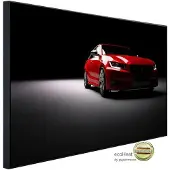 Papermoon Infrarotheizung »EcoHeat - Rotes Auto im Rampenlicht«, Matt-Effekt - bunt