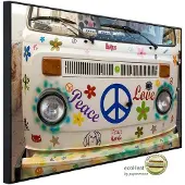 Papermoon Infrarotheizung »EcoHeat - Frieden und Liebe«, Matt-Effekt - bunt