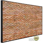 Papermoon Infrarotheizung »EcoHeat - Ziegelwand«, Matt-Effekt - bunt