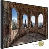 Papermoon Infrarotheizung »EcoHeat - Verlassenes Schloss«, Matt-Effekt - bunt