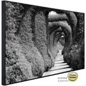 Papermoon Infrarotheizung »EcoHeat - Treppe Schwarz + Weiss«, Matt-Effekt - bunt