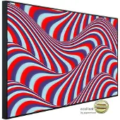 Papermoon Infrarotheizung »EcoHeat - Op Art Fliessende Streifen«, Matt-Effekt - bunt