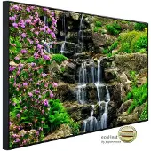 Papermoon Infrarotheizung »EcoHeat - Kaskadierender Wasserfall«, Matt-Effekt - bunt