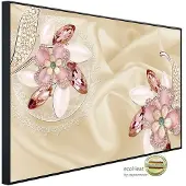 Papermoon Infrarotheizung »EcoHeat - Muster mit Blumen«, Matt-Effekt - bunt