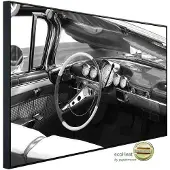 Papermoon Infrarotheizung »EcoHeat - Auto Schwarz + Weiss«, Matt-Effekt - bunt