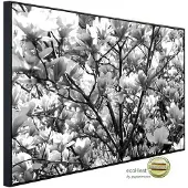 Papermoon Infrarotheizung »EcoHeat - Blumen Schwarz + Weiss«, Matt-Effekt - bunt