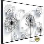 Papermoon Infrarotheizung »EcoHeat - Muster mit Blumen«, Matt-Effekt - bunt