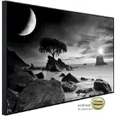 Papermoon Infrarotheizung »EcoHeat - Landschaft Schwarz + Weiss«, Matt-Effekt - bunt