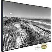 Papermoon Infrarotheizung »EcoHeat - Strand Schwarz + Weiss«, Matt-Effekt - bunt