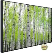 Papermoon Infrarotheizung »EcoHeat - Tiefer Wald«, Matt-Effekt - bunt