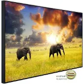 Papermoon Infrarotheizung »EcoHeat - Afrikanische Elefanten«, Matt-Effekt - bunt