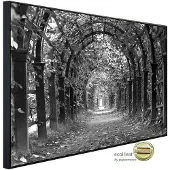 Papermoon Infrarotheizung »EcoHeat - Garten Schwarz + Weiss«, Matt-Effekt - bunt