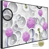 Papermoon Infrarotheizung »EcoHeat - Muster mit Blumen «, Matt-Effekt - bunt
