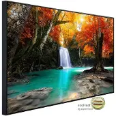 Papermoon Infrarotheizung »EcoHeat - Tiefer Waldwasserfall«, Matt-Effekt - bunt