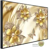 Papermoon Infrarotheizung »EcoHeat - Muster mit Blumen«, Matt-Effekt - bunt