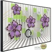 Papermoon Infrarotheizung »EcoHeat - Muster mit Blumen«, Matt-Effekt - bunt