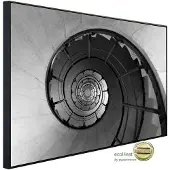 Papermoon Infrarotheizung »EcoHeat - Wendeltreppe Schwarz + Weiss«, Matt-Effekt - bunt