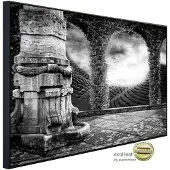 Papermoon Infrarotheizung »EcoHeat - Tempel Schwarz + Weiss«, Matt-Effekt - bunt