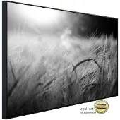 Papermoon Infrarotheizung »EcoHeat - Feld Schwarz + Weiss«, Matt-Effekt - bunt