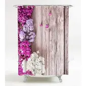 Sanilo Duschvorhang, Polyester, fliederfarben - rosa