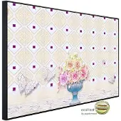 Papermoon Infrarotheizung »EcoHeat - Abstrakt mit Blumen«, Matt-Effekt - bunt