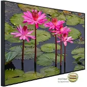 Papermoon Infrarotheizung »EcoHeat - Rosa Lotus«, Matt-Effekt - bunt