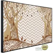Papermoon Infrarotheizung »EcoHeat - Muster mit Wald«, Matt-Effekt - bunt