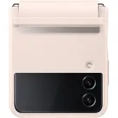 Samsung Original Leather Backcover für das Galaxy Z Flip 4 - Peach