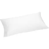 Yumeko Kissenbezug Baumwollsatin 40x80 Weiß - Eco, Bio & Fairtrade