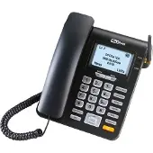 Doro MM28D, DECT-Telefon, Kabelgebundenes Mobilteil, Freisprecheinrichtung, 300 Eintragungen, Schwarz