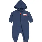 Levi's Babyanzug mit Kapuze und Logoprint