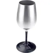 GSI Glacier Stainless Steel Nesting Wine Glass Silber