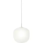 Muuto Rime Pendelleuchte Ø25 White/White - , Weiß, für Esszimmer, Glas