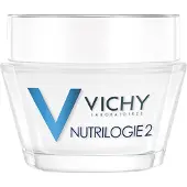 VICHY Nutrilogie 2, Frauen, Creme, trockene Haut, Sehr trockene Haut, Feuchtigkeitsspendend, Nährend, 24 h, Topf