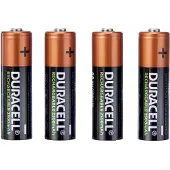 Duracell Stay Charged AA (4pcs), Wiederaufladbarer Akku, AA, Nickel-Metallhydrid (NiMH), 4 Stück(e), 2000 mAh
