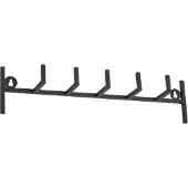 Jax Design | Garderobe Haken 5-Haken Schwarz Metall 10x10x40 cm | NADUVI