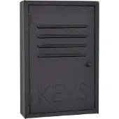 Loft42 | Schlüsselkasten Keys Zwart Metaal 20x30x6.5 cm | NADUVI