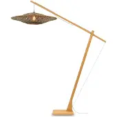 Konstsmide - Stehleuchte Bali - Bambus/Schwarz - 19x87x207cm für Wohnzimmer, Schlafzimmer