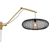 Good&Mojo - Wandlampe Cango - Bambus/Schwarz - 105x60x60cm