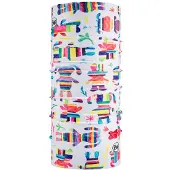 Buff Ecostretch Neck Warmer Weiß Junge