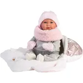 Llorens Mimi weinende Babypuppe mit Träger 42cm