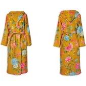Pip studio Bademantel Good Evening Yellow Damen-L