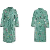 Pip studio Bademantel Les Fleurs Grün Damen-M