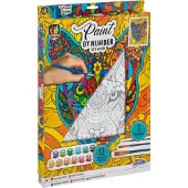 Grafix Malen nach Zahlen Leinwand Tiger Malset 30x40cm