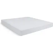 Kayori Spannbettlaken Shizu Weiß (Perkal)-180 x 210/220 cm
